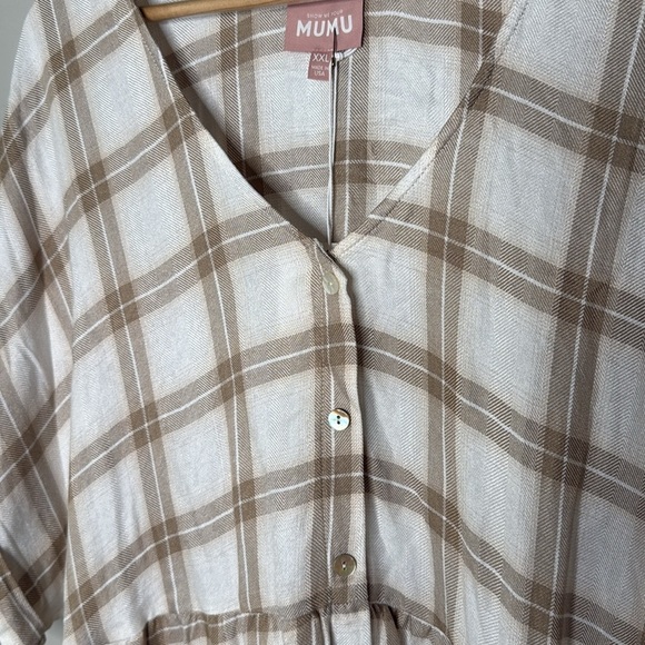 Show Me Your Mumu Odessa Dress in Everyday Plaid Size XXL NWT - Picture 8 of 10